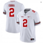 Men's Ohio State Buckeyes #2 Emeka Egbuka White Vapor Limited Stitched Jersey