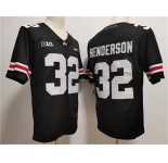 Men's Ohio State Buckeyes #32 TreVeyon Henderson Black 2023 F.U.S.E. Limited Stitched Jersey