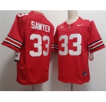 Men's Ohio State Buckeyes #33 Jack Sawyer Red 2025 F.U.S.E. Limited Stitched Jersey