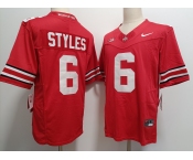 Men's Ohio State Buckeyes #6 Sonny Styles Red FUSE College Football Jersey