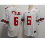 Men's Ohio State Buckeyes #6 Sonny Styles White FUSE College Football Jersey