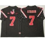Men's Ohio State Buckeyes #7 C.J. Stroud Black 2025 F.U.S.E. Limited Stitched Jersey
