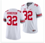 Ohio State Buckeyes #32 TreVeyon Henderson White NCAA Football Jersey