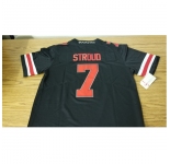 Ohio State Buckeyes #7 C.J. Stroud Black Scarlet 2021 College Football Jersey