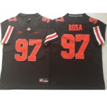 Ohio State Buckeyes #97 Joey Bosa Black Shadow Nike College Football Jersey
