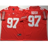 Ohio State Buckeyes #97 Joey Bosa Red Nike College Football Jersey