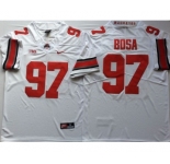 Ohio State Buckeyes #97 Joey Bosa White Nike College Football Jersey