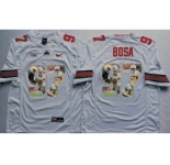 Ohio State Buckeyes #97 Joey Bosa White Player Fashion Stitched NCAA Jersey