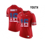 2016 US Flag Fashion Youth Ohio State Buckeyes J.T. Barrett #16 College Football Limited Jersey - Scarlet