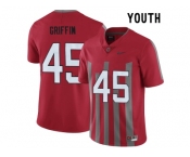 2016 Youth Ohio State Buckeyes Archie Griffin #45 College Football Alternate Elite Jersey - Scarlet