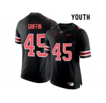 2016 Youth Ohio State Buckeyes Archie Griffin #45 College Football Limited Jersey - Blackout