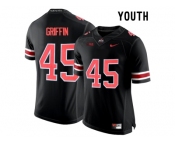 2016 Youth Ohio State Buckeyes Archie Griffin #45 College Football Limited Jersey - Blackout