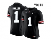 2016 Youth Ohio State Buckeyes Braxton Miller #1 College Football Limited Jersey - Black