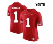 2016 Youth Ohio State Buckeyes Braxton Miller #1 College Football Limited Jersey - Scarlet