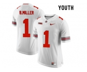 2016 Youth Ohio State Buckeyes Braxton Miller #1 College Football Limited Jersey - White