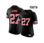 2016 Youth Ohio State Buckeyes Eddie George #27 College Football Limited Jersey - Blackout