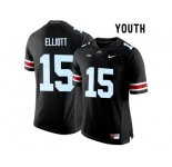 2016 Youth Ohio State Buckeyes Ezekiel Elliott #15 College Football Limited Jersey - Black