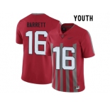 2016 Youth Ohio State Buckeyes J.T Barrett #16 College Football Alternate Elite Jersey - Scarlet