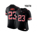 2016 Youth Ohio State Buckeyes Lebron James #23 College Football Limited Jersey - Blacko