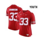2016 Youth Ohio State Buckeyes Pete Johnson #33 College Football Limited Jersey - Scarlet