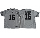 Youth Ohio State Buckeyes #16 J. T. Barrett Gridion Grey II Stitched NCAA Jersey