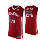 2016 US Flag Fashion 2016 Oklahoma Sooners Buddy Heild #24 Hype Elite College Basketball Jersey - Red