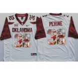 Oklahoma Sooners #32 Samaje Perine White Player Fashion Stitched NCAA Jersey