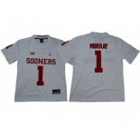 Sooners #1 Kyler Murray White Jordan Brand Limited Stitched NCAA Jersey