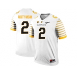 2016 Men's Oregon Ducks Spring Game Mighty Oregon #2 Webfoot 100th Rose Bowl Game Elite Jersey - White