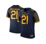 2016 Men's Oregon Ducks Spring Game Mighty Oregon #21 Webfoot 100th Rose Bowl Game Elite Jersey - Navy