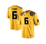 Men's Oregon Duck De'Anthony Thomas #6 College Football Limited Jersey - Yellow