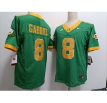 Men's Oregon Ducks #8 Dillon Gabriel Green FUSE College Football Jersey