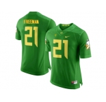 Men's Oregon Ducks Royce Freeman #21 College Football Limited Jersey - Apple Green