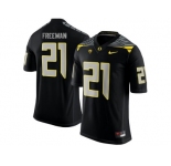 Men's Oregon Ducks Royce Freeman #21 College Football Limited Jersey - Black