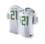 Men's Oregon Ducks Royce Freeman #21 College Football Limited Jersey -White