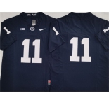 Men's Penn State Nittany Lions #11 Abdul Carter Navy 2024 F.U.S.E. No Name Stitched Jersey