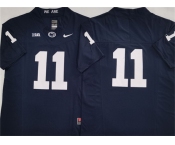 Men's Penn State Nittany Lions #11 Abdul Carter Navy 2024 F.U.S.E. No Name Stitched Jersey