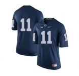 Men's Penn State Nittany Lions #11 Micah Parsons navy jersey without name
