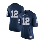 Men's Penn State Nittany Lions #12 Mac Hippenhammer NCAA Navy Blue Stitched Jersey Without name