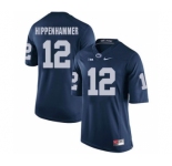 Men's Penn State Nittany Lions #12 Mac Hippenhammer NCAA Navy Blue Stitched Jersey