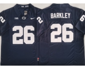 Men's Penn State Nittany Lions #26 Saquon Barkley Navy 2024 F.U.S.E. Stitched Jersey