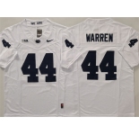 Men's Penn State Nittany Lions #44 Davis Warren White 2024 F.U.S.E. Stitched Jersey
