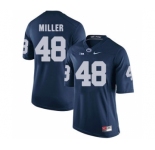 Men's Penn State Nittany Lions #48 Shareef Miller NCAA Navy Blue Stitched Jersey