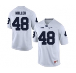Men's Penn State Nittany Lions #48 Shareef Miller NCAA White Stitched Jersey