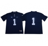 Nittany Lions #1 Navy Blue Limited Stitched NCAA Jersey