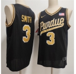 Men's Purdue Boilermakers #3 Braden Smith Black 2026 Vapor Limited Stitched Football Jersey