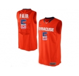 2016 US Flag Fashion Men's Syracuse Orange C.J Fair #5 College Authentic Basketball Jersey - Orange