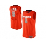 Men's Syracuse Orange C.J Fair #5 College Authentic Basketball Jersey - Orange