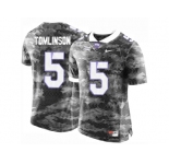 Men's TCU Horned Frogs LaDainian Tomlinson #5 College Limited Football Jersey - Grey