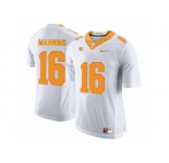 2016 Tennessee Volunteers Peyton Manning #16 College Football Limited Jersey - White